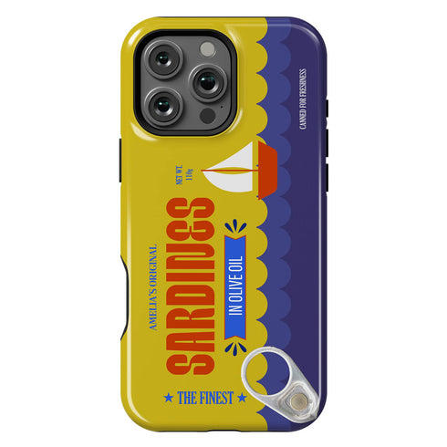 Personalized Retro Sardines Tin Can iPhone Case